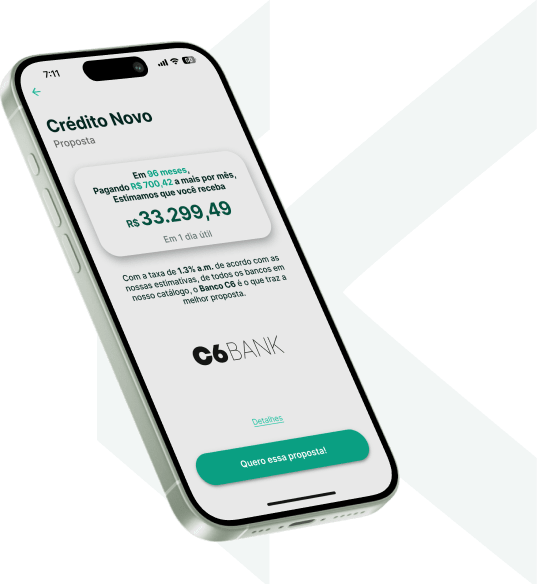 app konsi com Empréstimo consignado Banco C6