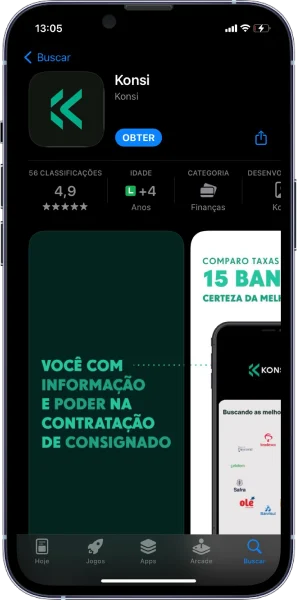 Baixe o App da Konsi