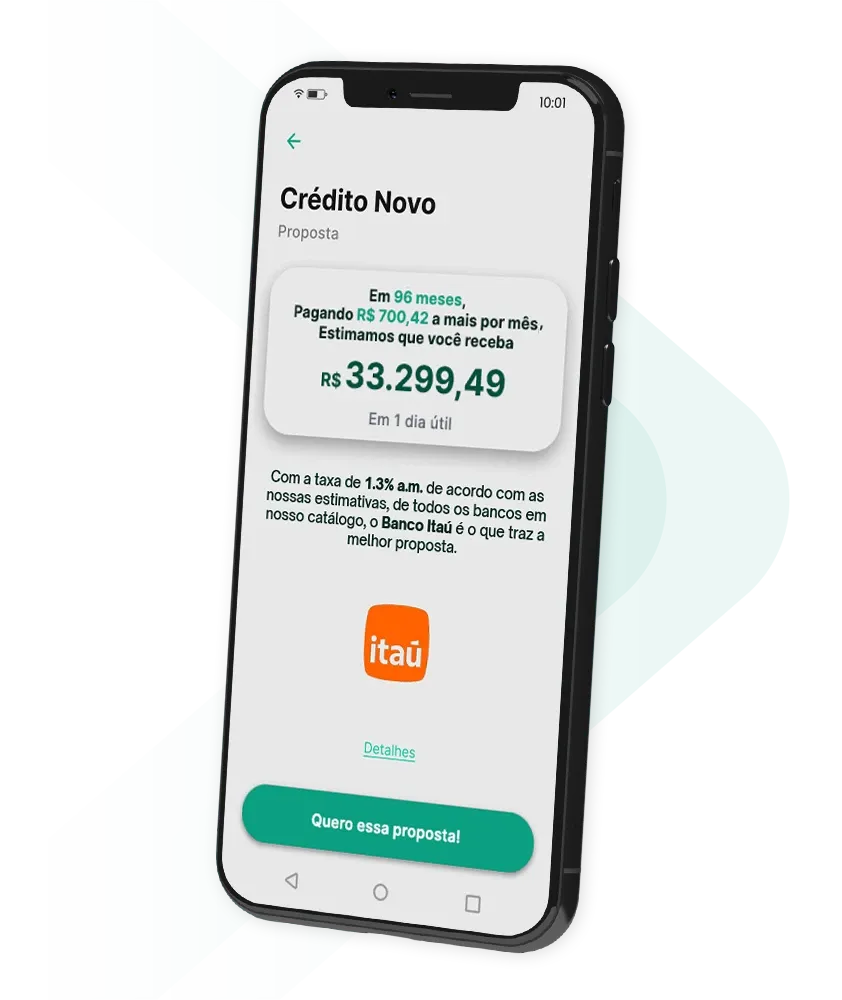 Oferta de empréstimo consignado no app Konsi