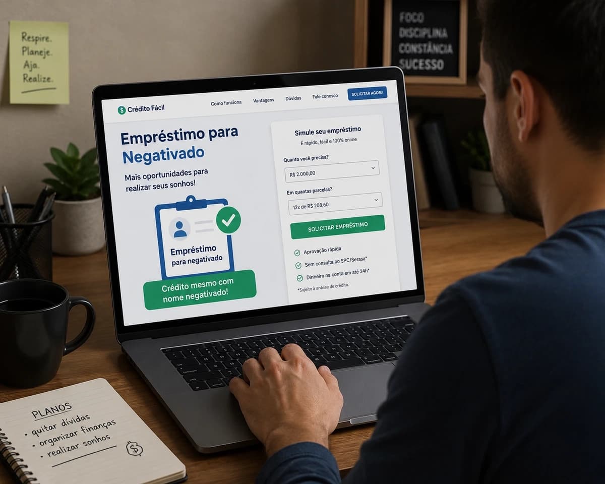 Empréstimo pessoal para negativado: como funciona
