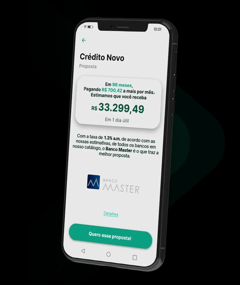 Oferta de empréstimo consignado no app Konsi