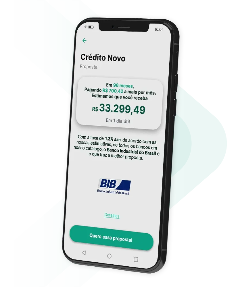 Oferta de empréstimo consignado no app Konsi