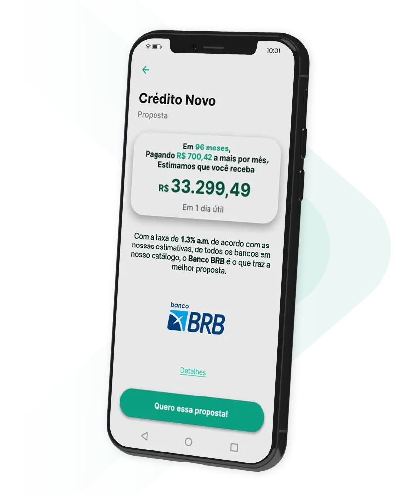Oferta de empréstimo consignado no app Konsi