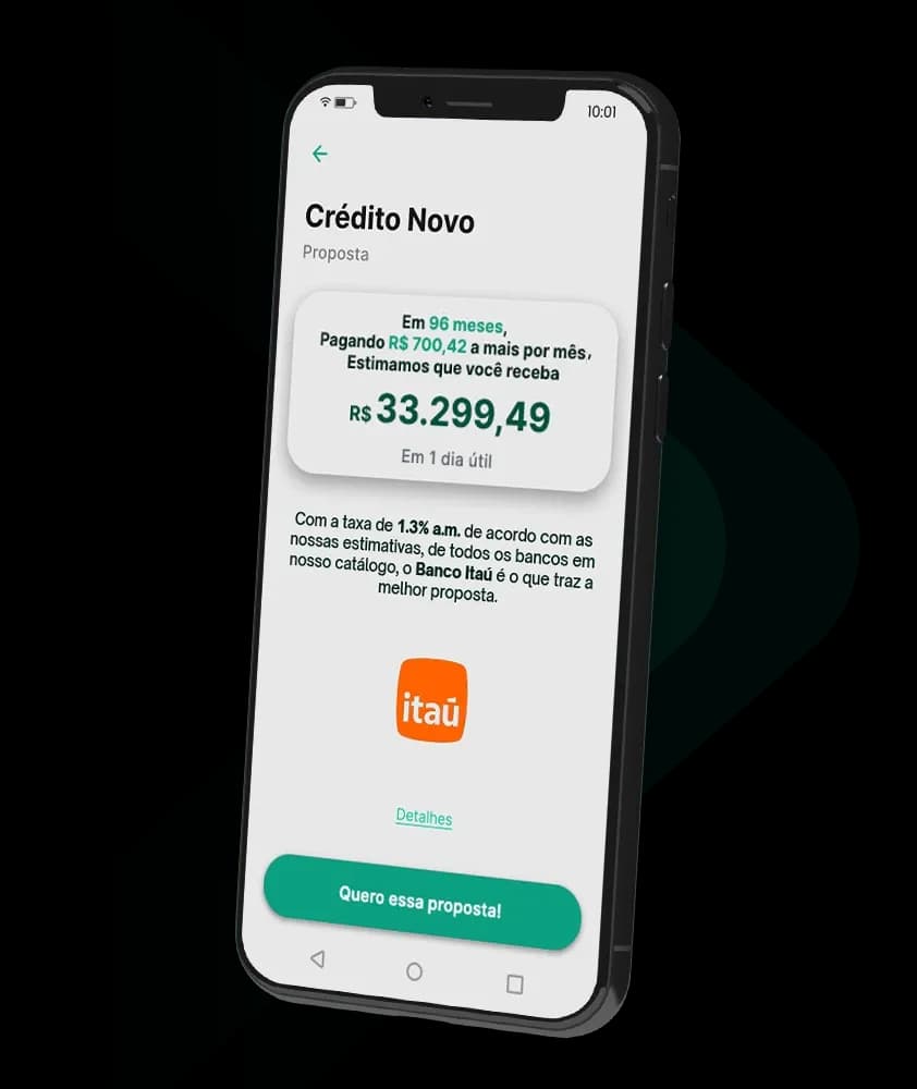 Oferta de empréstimo consignado no app Konsi
