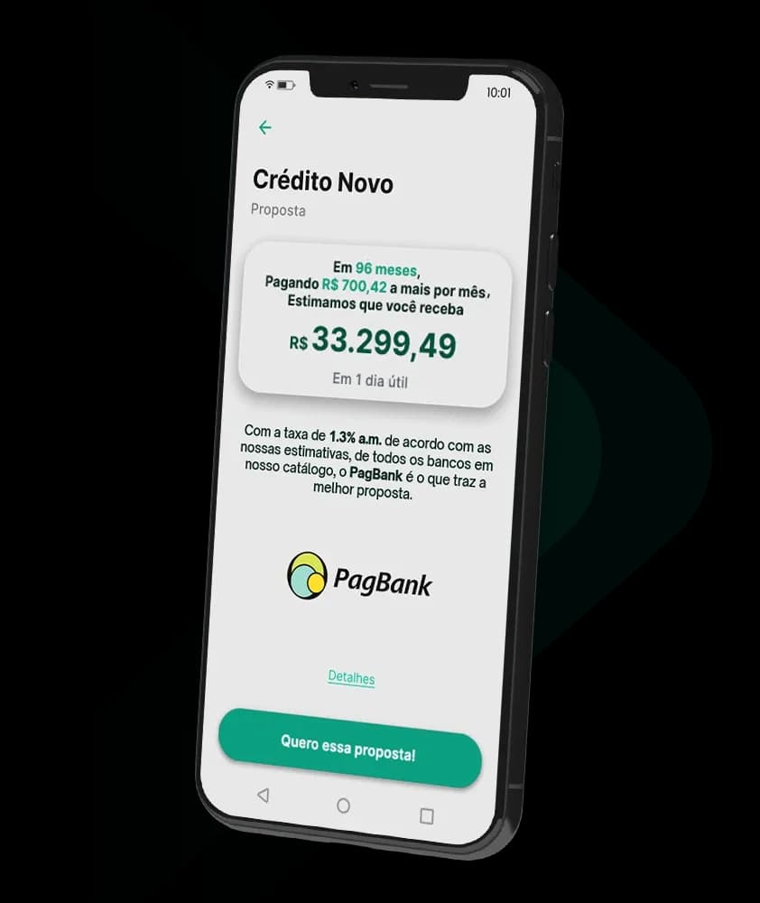 Oferta de empréstimo consignado no app Konsi