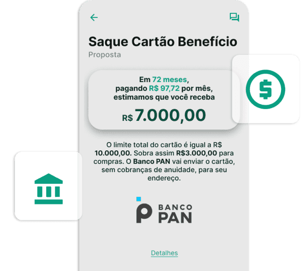 Tela do app Konsi | Oportunidades de empréstimo consignado