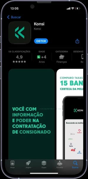 Baixe o App da Konsi