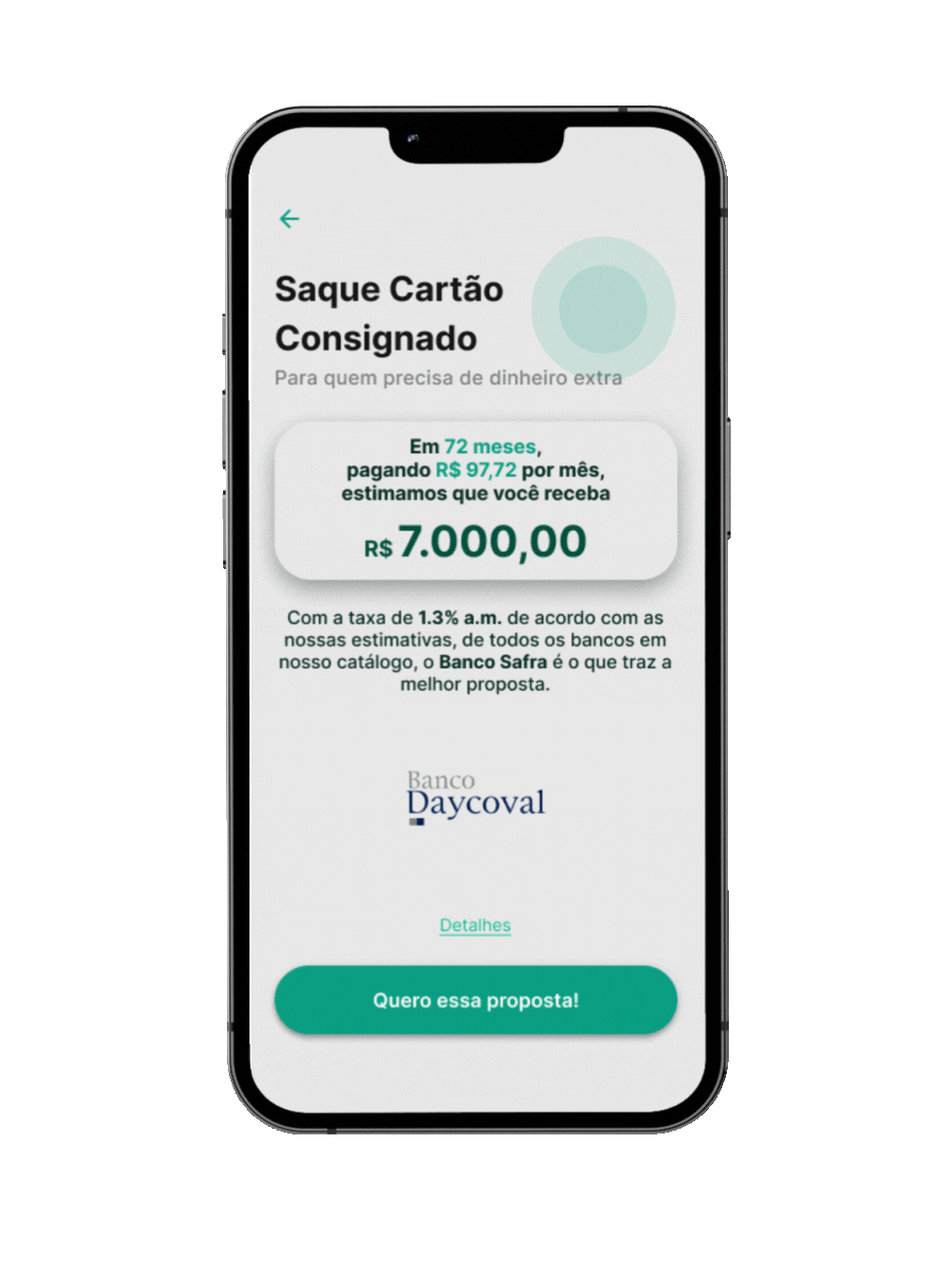 Confirme e pronto!