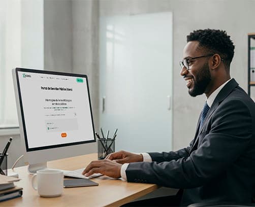 Servidor recebendo informações no Portal Konsi