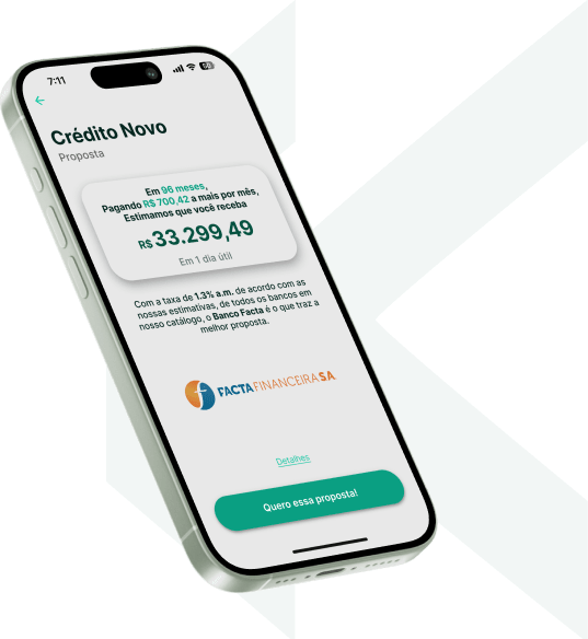 app konsi com Empréstimo consignado Banco Facta