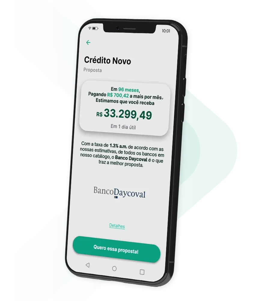 Oferta de empréstimo consignado no app Konsi