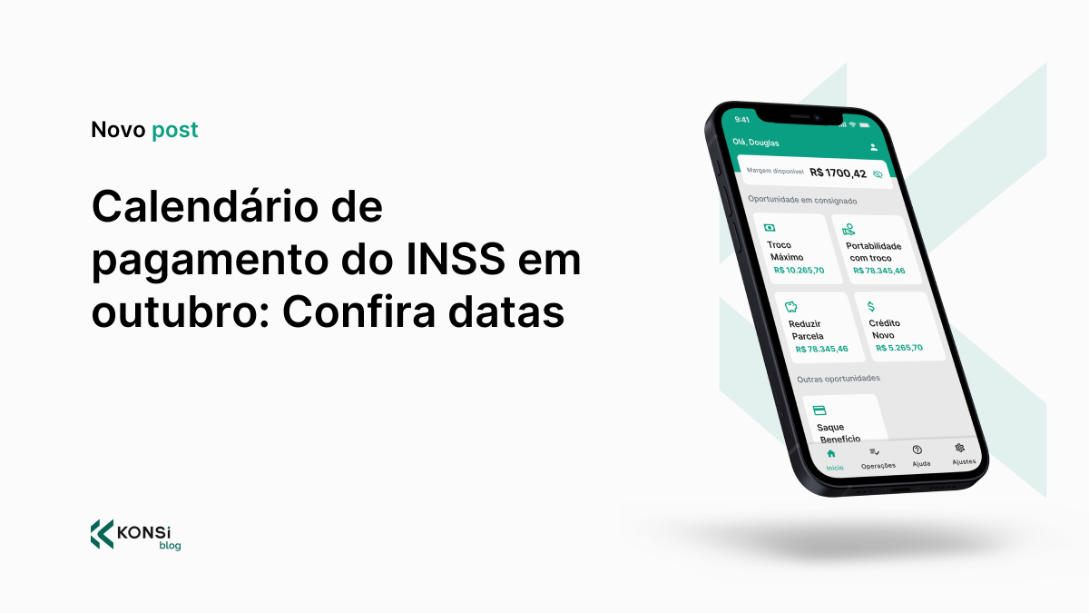 Calendário de pagamento do INSS em outubro: Confira datas