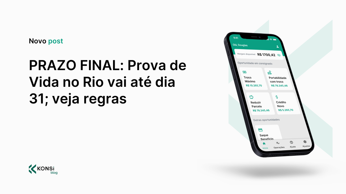 PRAZO FINAL: Prova de Vida no Rio vai até dia 31; veja regras